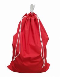 Sac à linge, environ 52 x 75 cm, polyester, rouge 