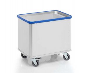 Chariot à fond mobile, 180 l, 74x51x48,5 cm (int.) 