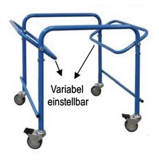TROLLEY UNIVERSAL, BLUE 