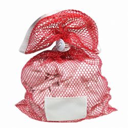 WASHINGNET 80 x 130cm RED, with closure+knob,  