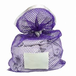 WASHINGNET 50 x 70 cm PURPLE, with closure+knob,  