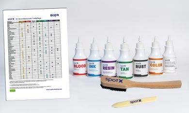 BÜFA SpotX set: 7 empty bottles, 