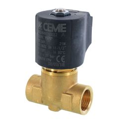 Électrovanne CEME 8324, 1/2 ", ø 11 mm, 0,1-20 bar 