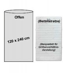 Flachbeutel für Matratzen milchig-weiß, HDPE 20 my 