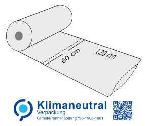 Tubular foil, perforated, LDPE 15 my, 60 x 120 cm 