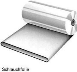Schlauchfolie transparent, LDPE 15 my, 50 cm breit 