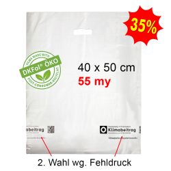 Tragetasche Mehrweg, 40 x 50 cm, 55 my, 250 Stück 