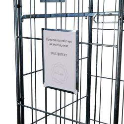 A4 portrait document frame, plugged 