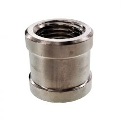 Manchon, rond, filetage intérieur 1/4" 