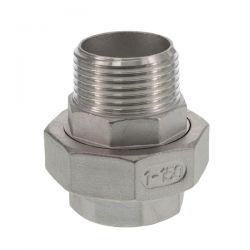 Verschraubung Edelstahl, R 1" (AG) x G 1" (IG) 