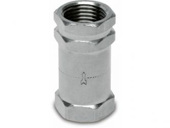 Rückschlagventil LUFT G 1/2", Messing vernickelt 