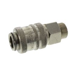 One-hand quick coupling socket 1/8"external thread 