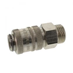 One-hand quick coupling socket 1/8"external thread 