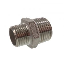 Doppelnippel reduzierend R 1/2" x R 3/8" 