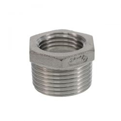 Mamelon réduction acier inoxydable R 3/4" x G 1/2" 