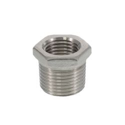 Mamelon réduction acier inoxydable R 1/4"x G 1/8" 