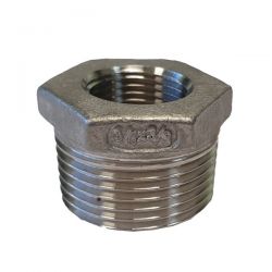 Mamelon réduction acier inoxydable R 3/4" x G 3/8" 