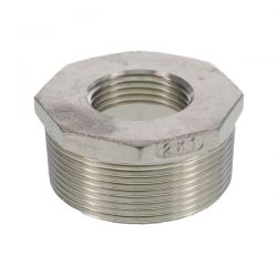 Mamelon réduction acier inoxydable R 2"x G 1" 