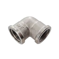 Winkelstück 90°, 3/8", Messing vernickelt, 