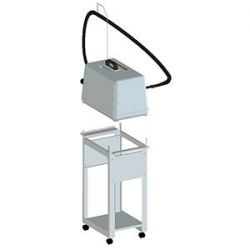 Untergestell mit Rollen und Abstellplatte für 