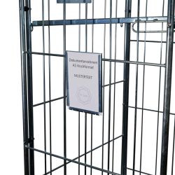 Dokumentenrahmen A5 für Wäschecontainer, im Hoch- 