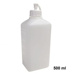 Bouteille carrée avec 500 ml Fermeture de  