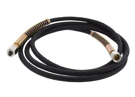 PTFE steam hose, 1/4" x 2100 mm, black/white 