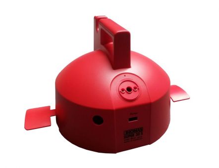 HS-CLEANER 108339, plastic hood 3.5 cm (new), red 