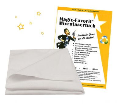 Microfaser-Reinigungstuch MAGIC-FAVORIT©, 40x40 cm 