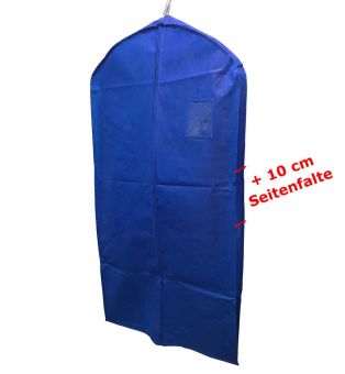 Suit cover 60 x 120 cm + 10 cm gusset, blue, 