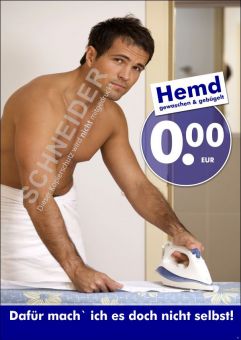 Plakat XA3028  DIN A0, farbiger Druck,  Motiv: Dafür mach ich es doch nicht selbst!