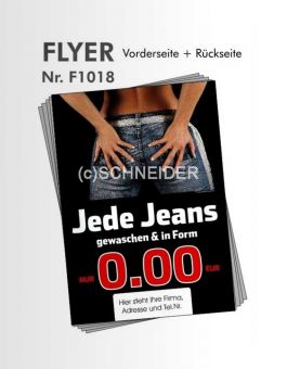 Flyer / Handzettel, DIN A5, Pack 500 Stück 