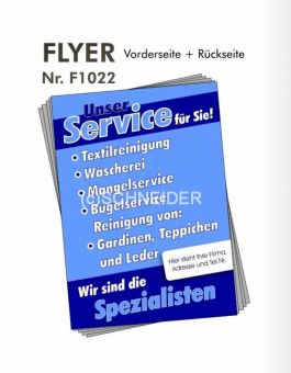 Flyer / Handzettel, DIN A5, Pack 500 Stück 