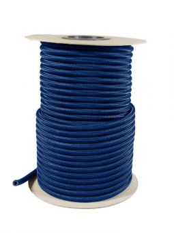 SILICONE hose, 5 x 2,5 mm, blue, fixed TERYLENE 
