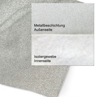 Tissu isolant, métallisé, 1400 x 4 mm 