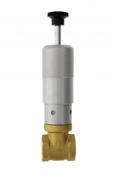 Vanne pneumatique NAAL 1", ouverte 