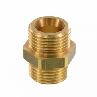 Adapter A x A 3/8" x 3/8", Messing 