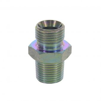 Adaptor A x A 1/2" x 1/2" conical seal at one side 