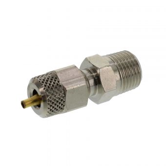 Straight conical screw connection, R 3/8 x 6x4 mm 
