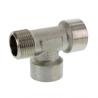 T-Stück  G 3/4" (IG) x G 3/4" (IG) x R 3/4" (AG) 