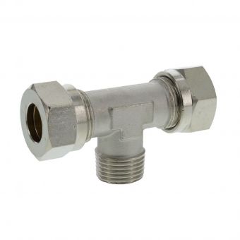 Cutting ring T-fitting 1/2" Mx 
