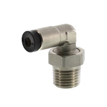 L push-in fitting - 4 mm x R 1/4" rotatable, 