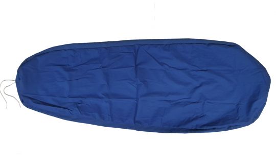 HOUSSE EN POLY/COTON BLEU 