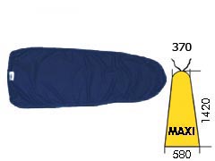 Bezug Polyester/ Baumwolle, blau, Mod. MAXI 