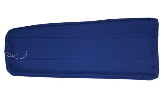 Bezug Polyester FM2, blau, große Fläche 