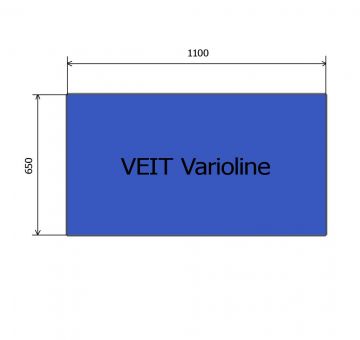 Bezug Polyester für VEIT, Fläche = 110 x 65 cm 