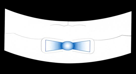 DOUBLE BOWTIE COLLAR SUPPORTS, 
