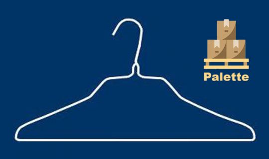 SHIRT HANGER 2,00mm, 18", COLLAR 