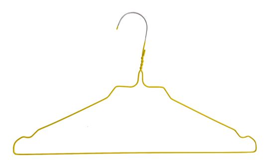 Wire hanger RAINBOW / HJS, 2.3 mm, yellow 