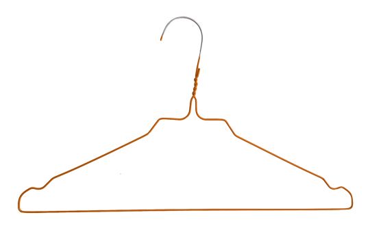 Wire hanger RAINBOW / HJS, 2.3 mm, orange 
